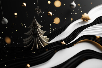 Nowoczesna karta na Boże Narodzenie