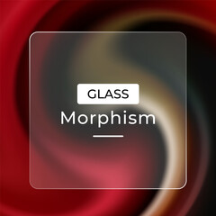 Glass morphism design frosted blur effect abstract background modern ui ux template transparent frosted glass style graphic