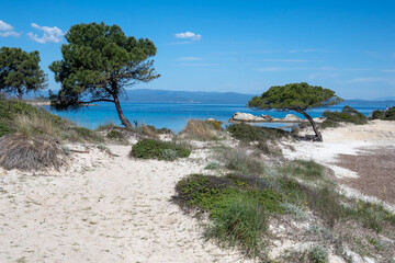 Sithonia coastline near Karydi Beach, Chalkidiki, Greece