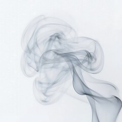 Abstract smoke image with soft, flowing lines creating an artistic and minimalist visual form.