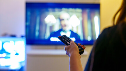Coventry Woman Holding Remote