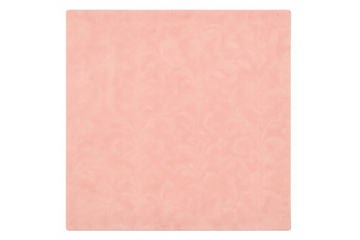 Pink antique patterned paper sheet with floral texture and fading rococo element background, transparent
