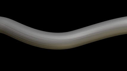 Dental floss extreme magnification close view.
No bacteria on dental floss. 3d render illustration.