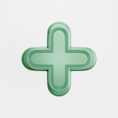 Fototapeta premium Plus sign icon