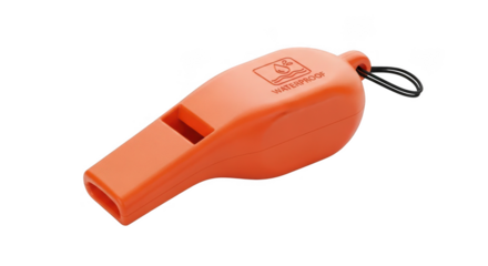 Waterproof safety whistle for emergency situations and outdoor adventures