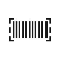 Obraz premium Barcode icon for product identification concept