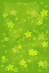 Colorful Green Star Pattern Background for Creative Projects and Designs