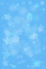 Blue Starry Background with Soft Bokeh Effect Suitable for Various Design Projects