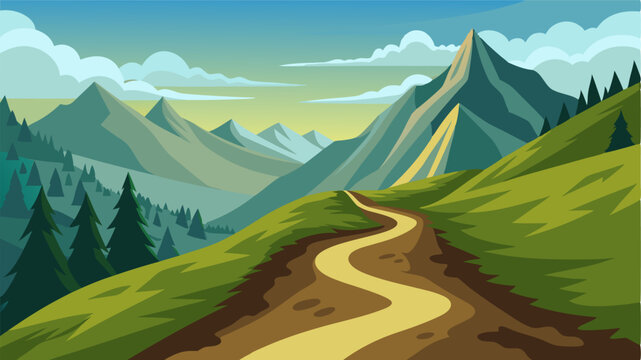 A challenging trail that leads you up steep switchbacks rewarding you with spectacular vistas of rolling valleys and distant mountain ranges.
