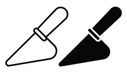 Classic Trowel Design for Gardening and Masonry Repair Work