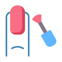 Manicure Icon - Flat Color
