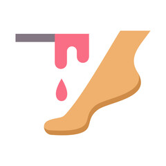 Waxing Icon - Flat Color