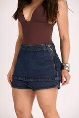 Jeans Fashion Clothes Dress Shorts Pants Legs Detail Inspiration Outfit Look Style Studio Lookbook Still Product