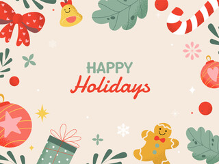 Christmas and New Year background, Holiday festival background