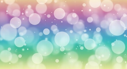 Abstract background with bokeh lights in pastel colors, celebrating life's moments with a vibrant, joyful, and festive atmosphere, perfect for social media
