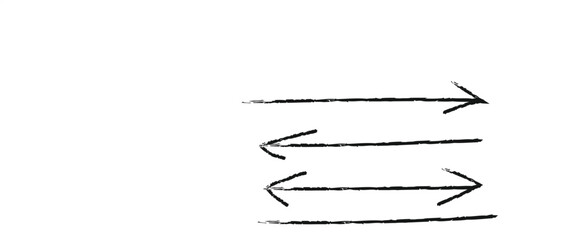 Line brush heart vector set. Hand drawn sketch doodle style arrow, cloud, star with marker stroke pencil highlight. Cute handwritten crown, heart, star line brush art design. Vector illustration 