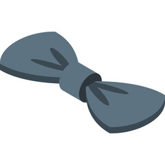 Gray Bow Tie Accessory With A Transparent Background For Formal Wear