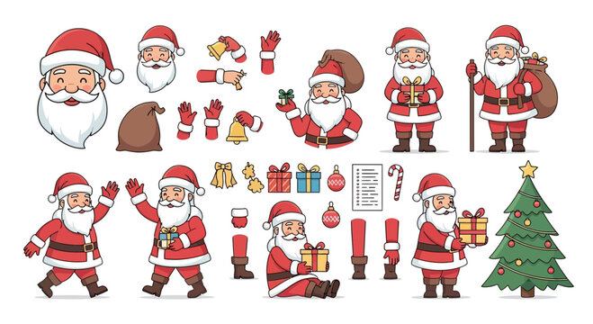Jolly Santa Vector Pack