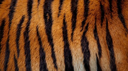 tiger skin texture, tiger fur texture with vivid orange and black stripes. © 3AN