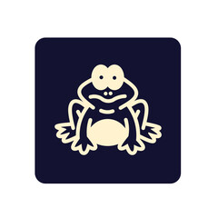 frog elegant icon