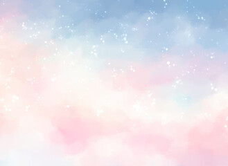 メルヘンな星空の背景