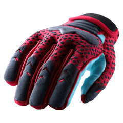 High performance red athletic glove modern ai generated sportswear gear. Protective accessory for extreme sport