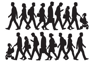 business people silhouettes