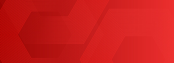 Abstract hexagon rendering of red abstract glass background Vector ilustration