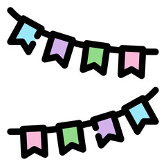 garland decoration icon