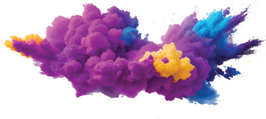 Abstract Artistic Rainbow Watercolor Splash and Paint Splatter Texture with Bold Color Transitions and Expressive Brush Patterns for Design Use