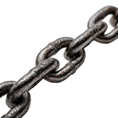 Obraz premium Close up of a heavy metal chain with a dark background