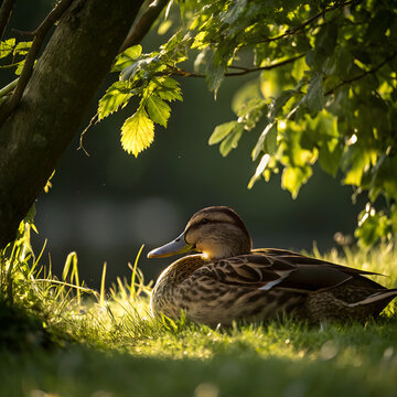 duck in the park