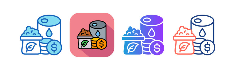 Commodity Market multistyle icon