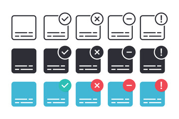 Set of subtitle, CC, Closed Caption icon. Illustration vector