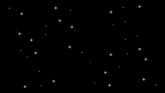 full star background with alpha channel