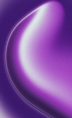 Abstract purple gradient vertical background with noise grains and flowing curved light design