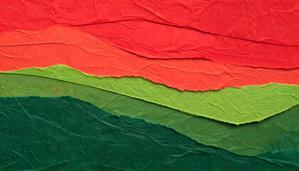 クリスマスカラーの和紙