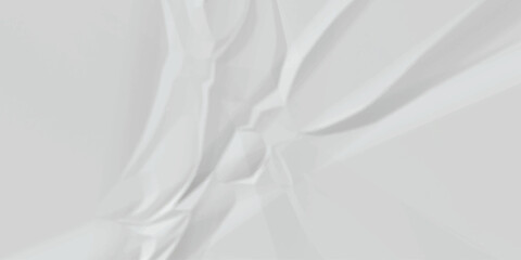 Abstract white paper crumpled panorama white paper texture background, crumpled pattern texture fabric scrapbook...	
