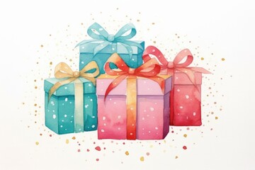 Obraz premium Present paper gift celebration.
