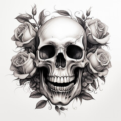 Diverse Traditional and Neo-Traditional Tattoo Flash Design Elements Collection