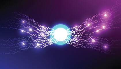 Energetic Plasma Orb with Electric Discharge