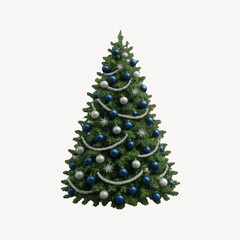 Festive decorated Christmas tree