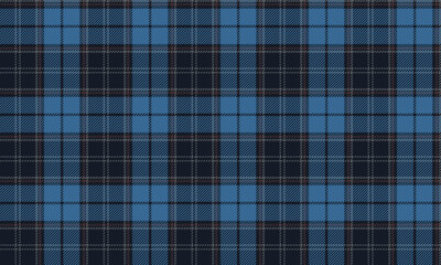 Seamless plaid pattern, navy blue, blue, brown, gray, for designing clothes, skirts, pants, dresses, simple or retro style.