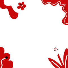 PNG Holly christmas pattern plant red.