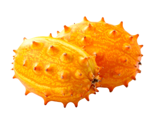 Kiwano fruit isolated on transparent png