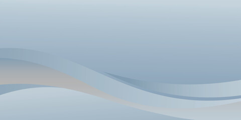 Fototapeta premium Abstract Blue Gradient With Gentle Waves Background for Design, Branding, and Web Projects