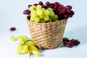 grapes in a basket