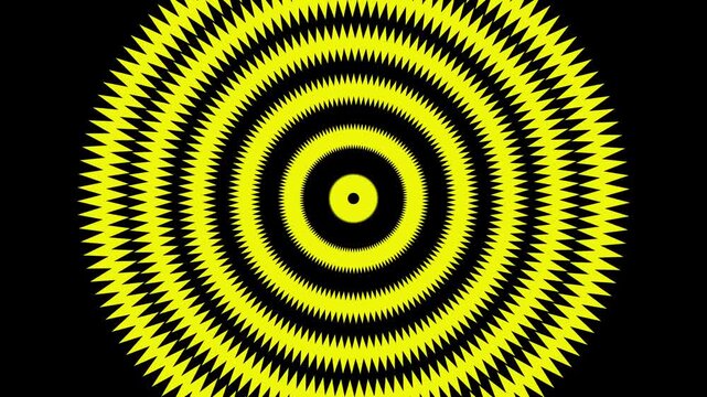 Radiant Golden Petal Mandala &ndash; Circular Abstract Pattern on Black Background for Meditation Art Luxury and Decorative Visuals