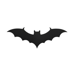 Black spooky halloween bat silhouette cutout decoration