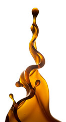 Golden Honey Splash Liquid Motion Abstract Fluid Dynamic Background